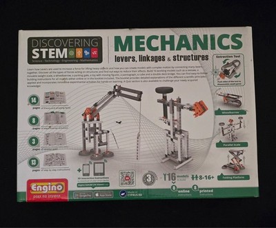 Engino Discovering STEM Mechanics Set: Levers, Linkages & Structures: Brand New 