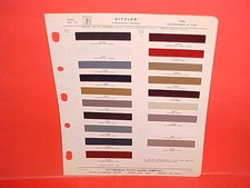1966 Oldsmobile Toronado Cutlass Supreme 442 Convertible 88 98 Paint Chips Ditz