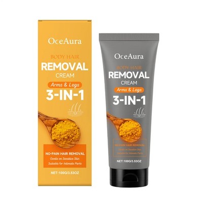 OceAura Botanical Formula Hair Removal Cream 100g Gently Depilatory Products