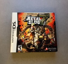 Metal Slug 7 Nintendo DS Complete CIB w/ Slipcover, CD & Poster Authentic Tested
