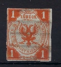 L&uuml;beck Mi 2 &deg; gepr. Brettl BPP, ME 2.500&euro;, repariert (TT03656)