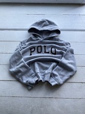 Polo Ralph Lauren Big Logo Gray Womens Medium Hoodie