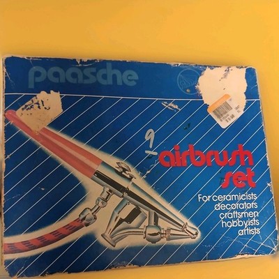 New Paasche Airbrush Set Type H-Set Complete # 185711