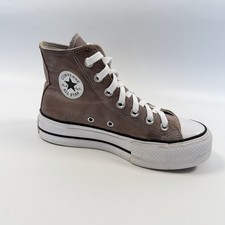 Converse Chuck Taylor All Star Lift Platform High Sneakers Womens Gray Size 6