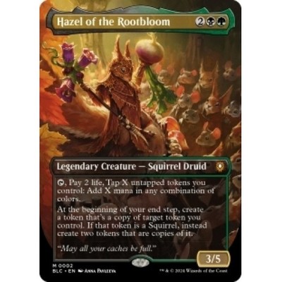 mtg hazel commander deck Hazel Of The Rootbloom (borderless) M/NM Magic MTG Bloomburrow: Commander