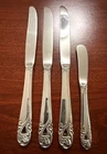 Sterling International Silver, Spring Glory  No Monogram 3 Knives, 1 Butterknife