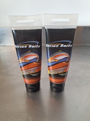 (2 Tubes) Engineered Strike Baits Fish Attractant Rainbow Strike Stink Bait 