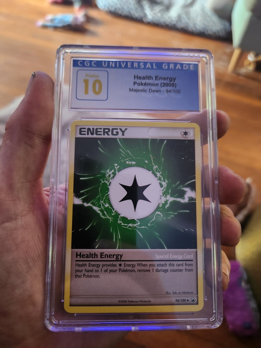 POP 1) CGC 10 PRISTINE HEALTH ENERGY 94/100 Majestic Dawn 2008
