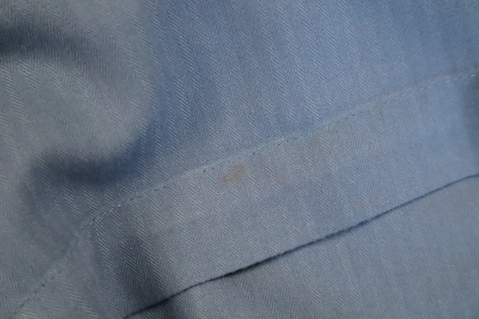 HOOK & TACKLE Size L Blue Embroidered Button Shirt MARLINS TUNA Fish - Image 4 of 4