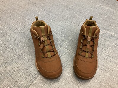 Merrell M-Burnt Rock Brown Mid-Top Sneakers MK259722 Boys Youth Size 5.5 US New