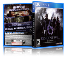 Resident Evil 6 - Replacement PS4 Cover and Case. NO GAME 