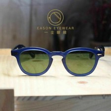 Green sunglasses women men blue acetate glasses johnny depp green glass sunglass