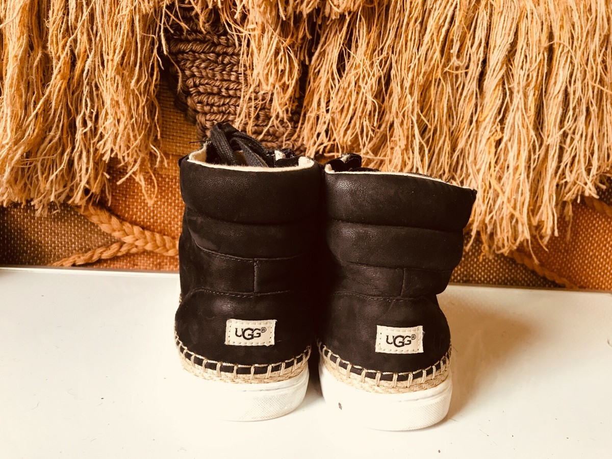 UGG Women's Black High Top Lace Up Shoes Size 11 1011580 | eBay UGG Women's Black High Top Lace Up Shoes Size 11 1011580 | eBay