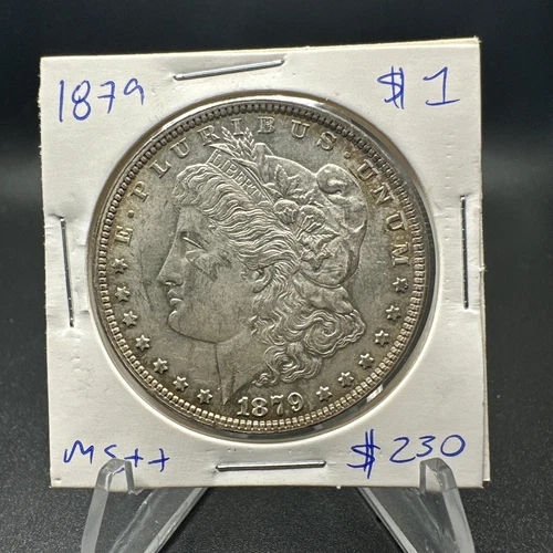 1879 $1 Morgan Silver Dollar - GEM BU - Free US Shipping - Fresh Roll A4/3