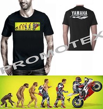 maglietta uomo t-shirt yamaha evoluzione motociclista factory racing corse moto 