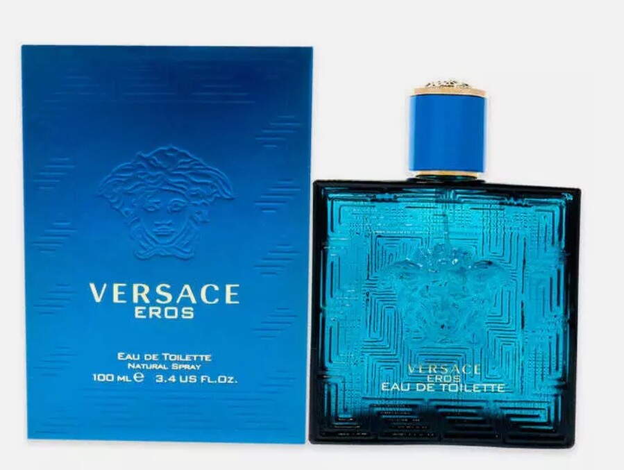 Versace Eros by Gianni Versace for Men New In Box Cologne EDT 3.4 oz