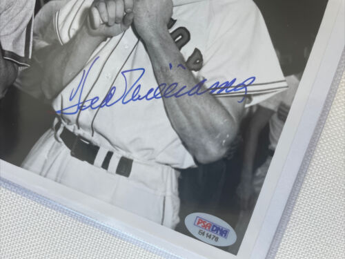 Foto Ted Williams & Stan Musial doppia firma All Star autografata 8x10 PSA LOA - Foto 2 di 11