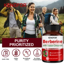 Berberine Ceylon Cinnamon - Maximum Benefits - Cardiovascular and Joint Health
