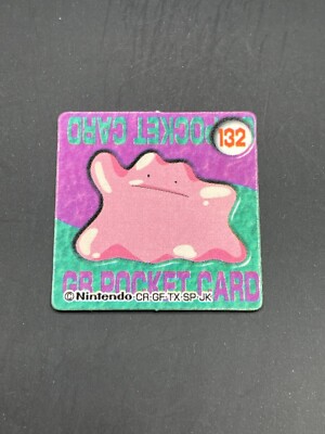 Ditto 132 Pokemon Mini Card Nintendo Japanese Anime Movie Game Comic F/S