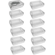 12x Shoebox Transparent Stackable 32x17x10 cm Storage Box Shoe Organizer