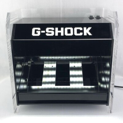 Customised Casio G-Shock Solar Charging Station with LED Light 3 Slots