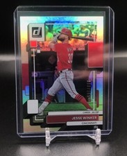 2022 Donruss Baseball Career Stat Line #185 Jesse Winker /385 - Cincinnati Reds