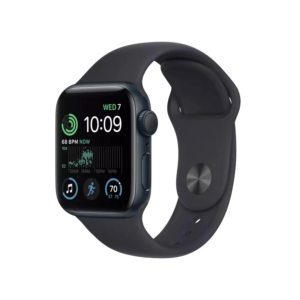 Apple Watch (GPS + LTE) Series 7 41MM Midnight Aluminum Case Midnight Sport  Band