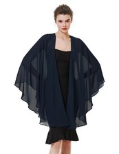 Chiffon Shawl Bridal Wedding Wrap Long Evening Scarf Elegant Lightweight