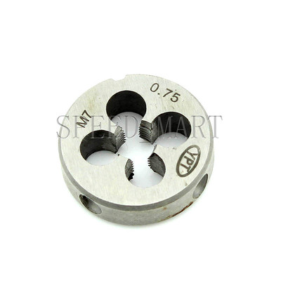 Metric Die Wrench Set Fine Pitch Thread Machine M7*0.75 Round Dies