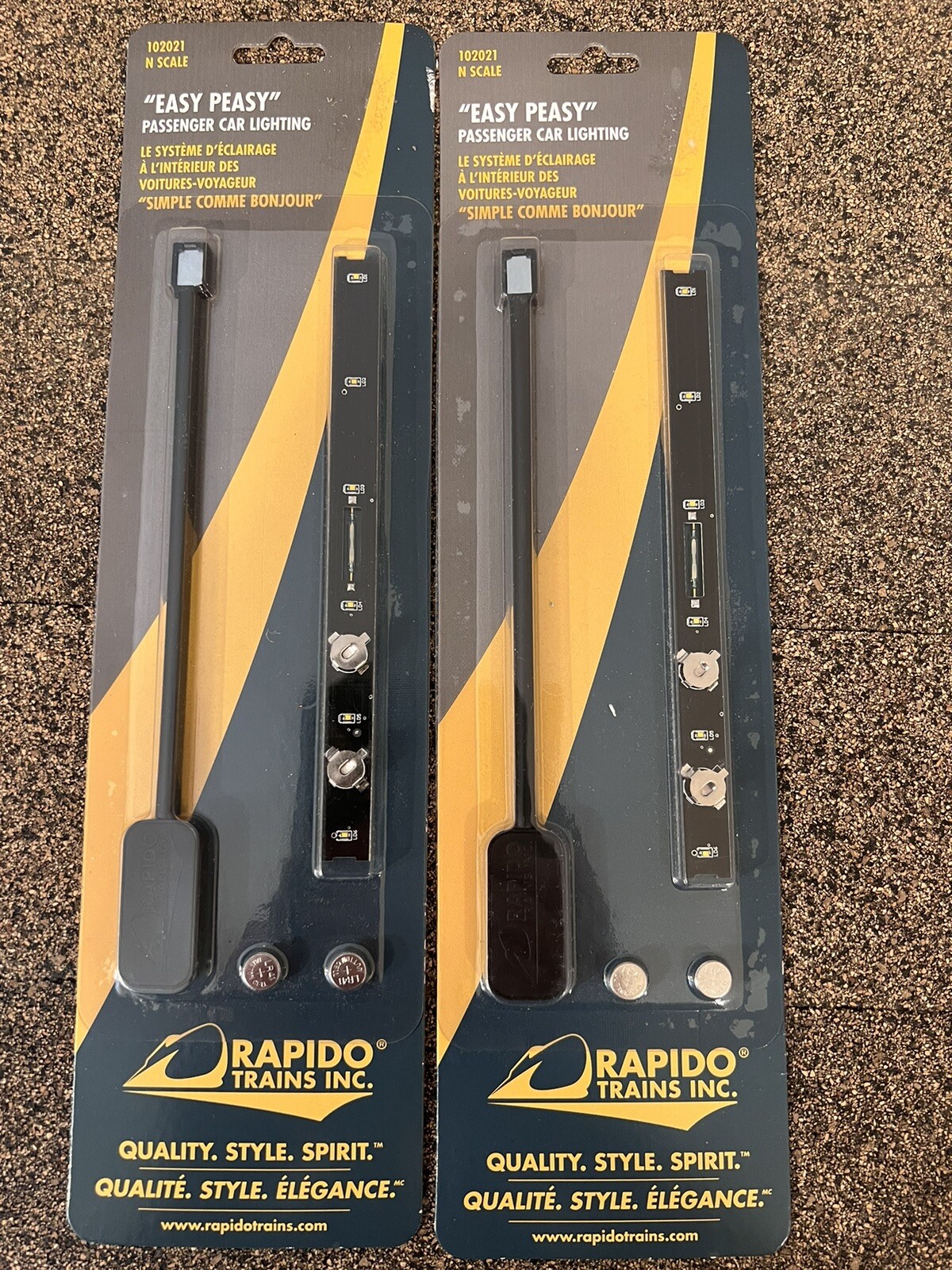 Rapido N Scale 102021 Easy Peasy Passenger Car Lighting 2 Sets eBay