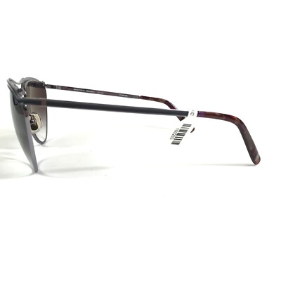 Morgenthal Frederics Sunglasses 3103 DARIA Gray Round Frames with Purple Lenses Morgenthal Frederics Sunglasses 3103 DARIA Gray Round Frames  main image 2