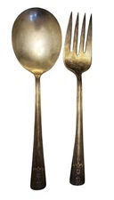 WM Rogers MFG CO Original Rogers Flatware Serving Spoon and Fork