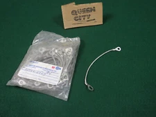 Lot of 50+ 7" wire rope limiting straps 7" long 3/16"cable Double eye Hangers