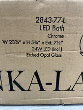 Minka-Lavery 2843-77-L Hollywood Nights Bathroom Vanity Light Chrome