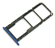 OEM HUAWEI HONOR 8X JSN-L22 REPLACEMENT BLUE DUAL SIM MICRO SD CARD TRAY