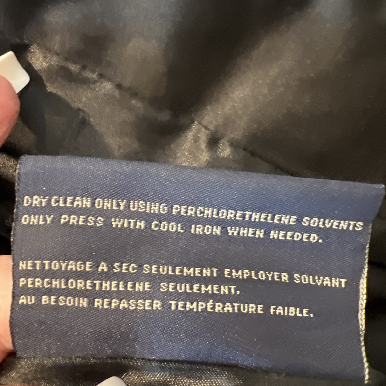 Womens Large Black Docker Jacket - image 12