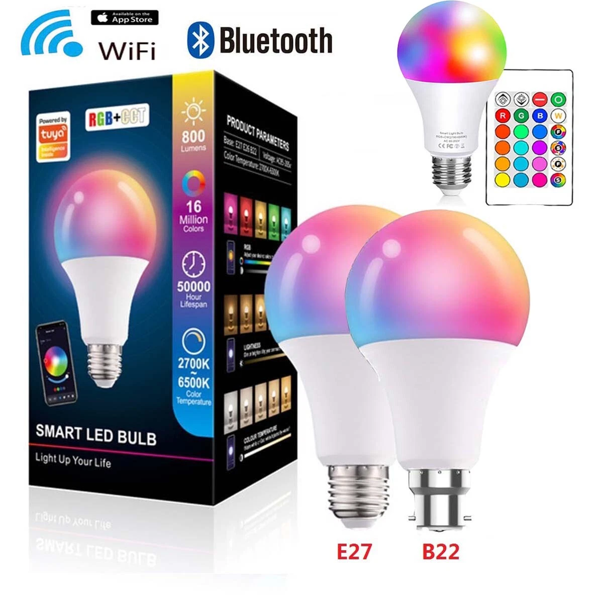 Remote rgbw cheap led bulb
