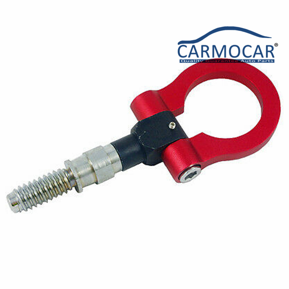 T2 Racing Tow Towing Hook Trailer Red T2 For BMW E30 E36 E90 E91 E92