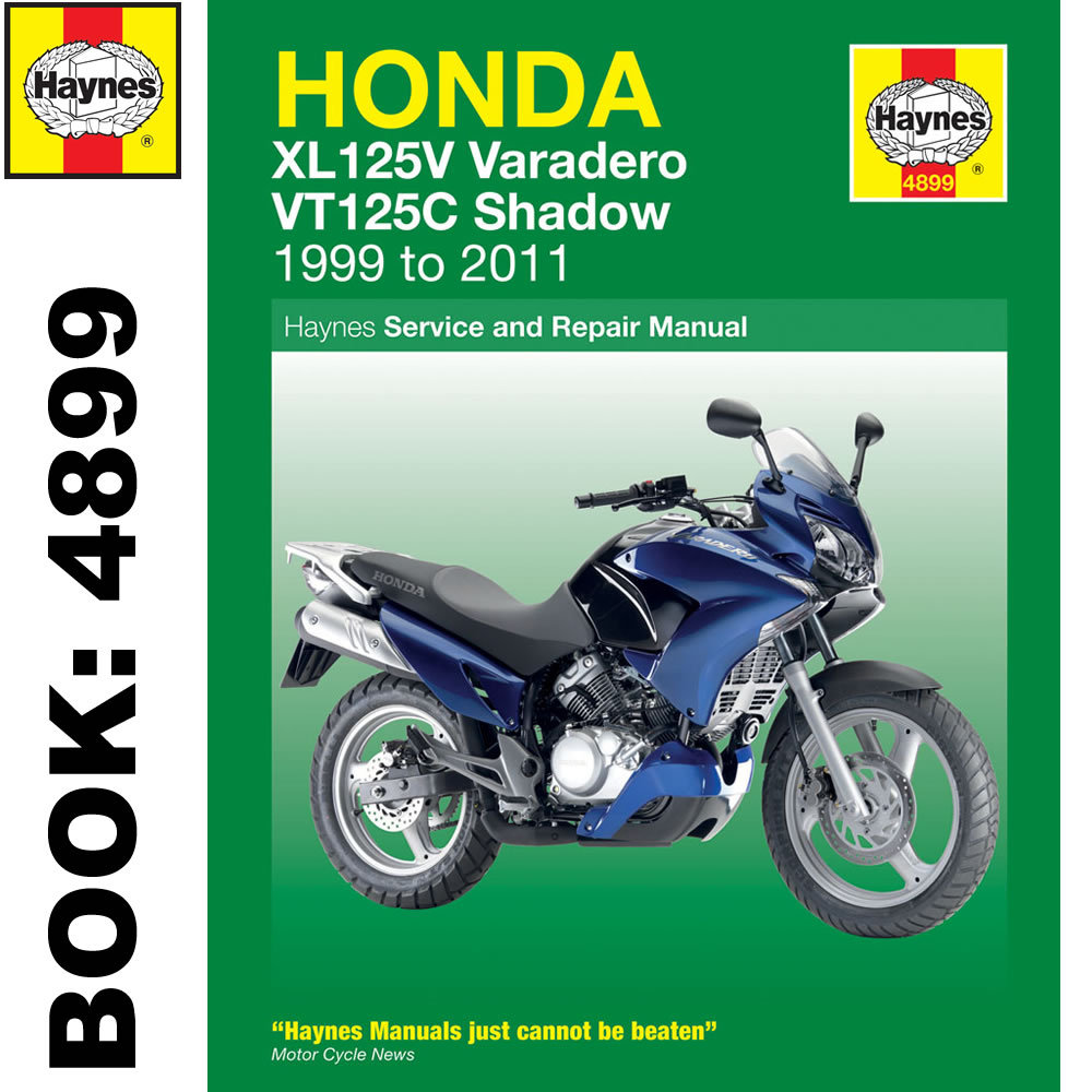 Haynes Service Repair Manual Honda Xl125v Varadero ...