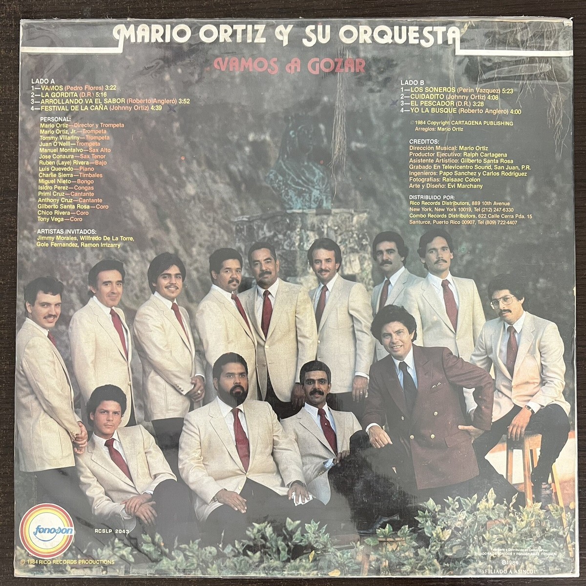 Mario Ortiz Y Su Orquesta ‎– Vamos A Gozar SALSA GUAGUANCO