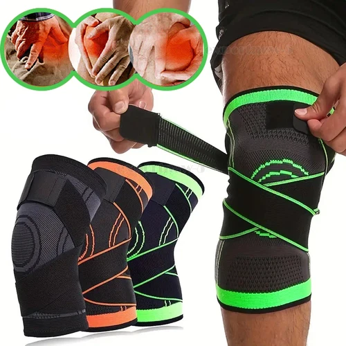 1/2PCS Knee Sleeve Compression Brace Support Sport Joint Arthritis Pain Relief - Picture 1 of 35