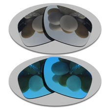 US Silver&Sky Blue Replacement Lenses For-Oakley Holbrook Mix Polarized