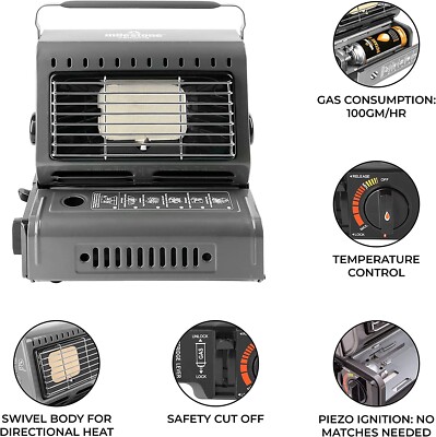 ELPINE GREEN Portable Gas Heater Outdoor Heater For Camping