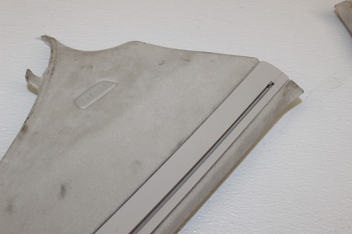 A B C Interior Pillar Column Trim White Alcantara Set BMW OEM G11 G12 750i 740i - Picture 20 of 24