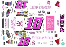  10 Danica Patrick Victoria's Secret 2016 Chevy Impala 1/64th Nascar Decals