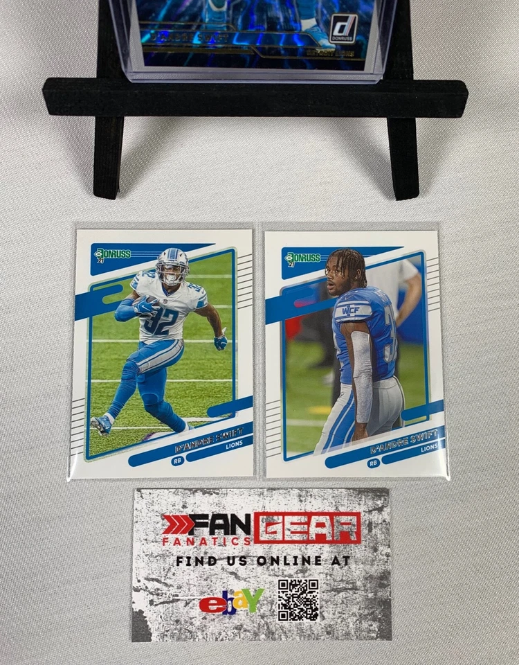 DANDRE SWIFT NFL DETROIT LIONS 2021 PANINI DONRUSS POWER FORMULAS NO. PF1 - Image 3 of 4