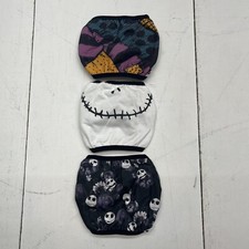 The Nightmare Before Christmas Cloth Face Masks 3-Pack Disney LICENSED BRAND NEW