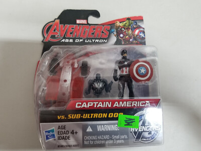 Marvel Avengers Age of Ultron Captain America Vs. Sub-Ultron 002 2.5-inch Figure