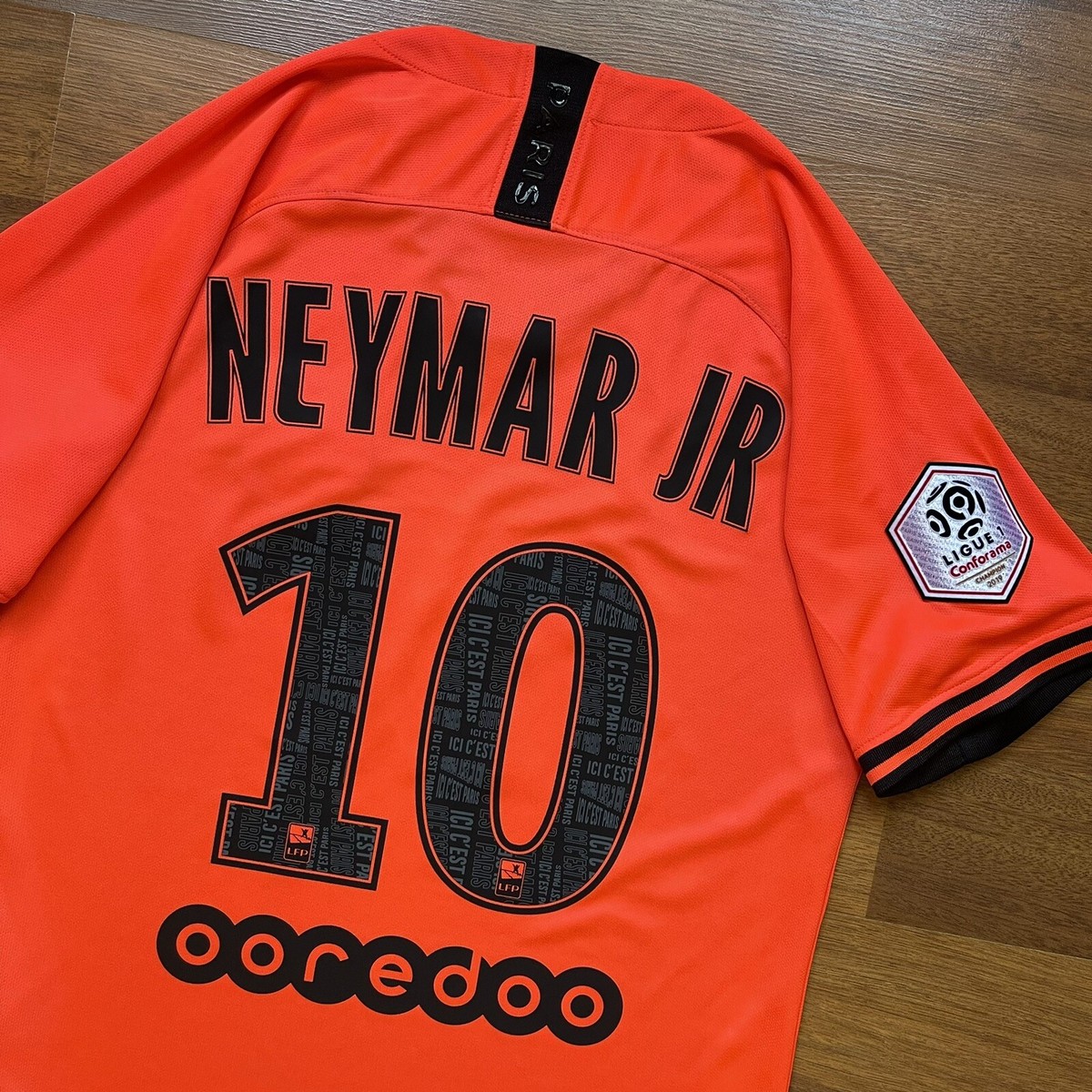 PSG NIKE 2019/2020 FOOTBALL SOCCER AWAY JERSEY #10 NEYMAR SIZE “S