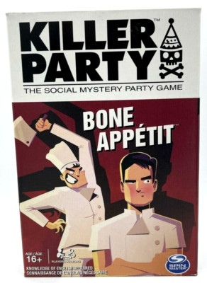 Killer Party - Bone Appetit (The Social Mystery Party Game) NEW IN BOX